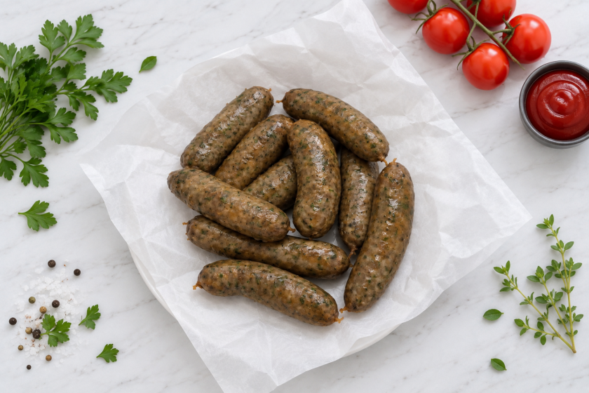 �kologiske krydrede Brunch P�lser, 8-12 stk