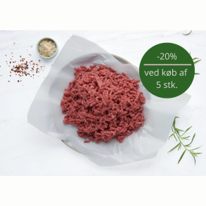 Hakket Oksek�d 8-12% af �kologisk Gr�sfodret Naturkv�g