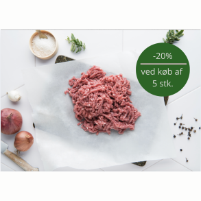 �kologisk hakket skinkek�d 4-7% Poppelgris