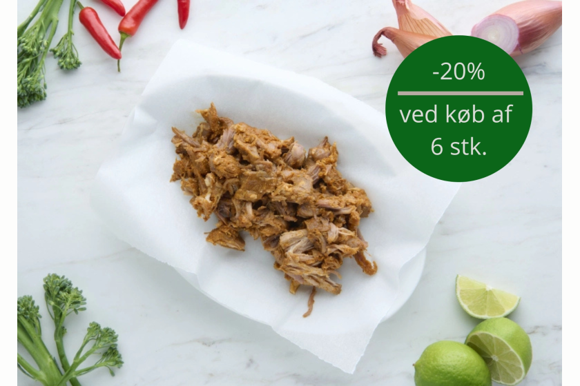 �kologisk Pulled Pork af Poppelgris 300g