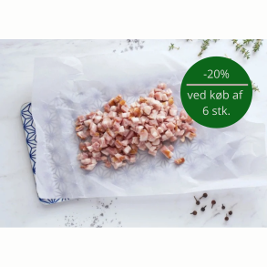 �kologisk T�rsaltet Bacon i Tern af Poppelgris fra Hestbjerg