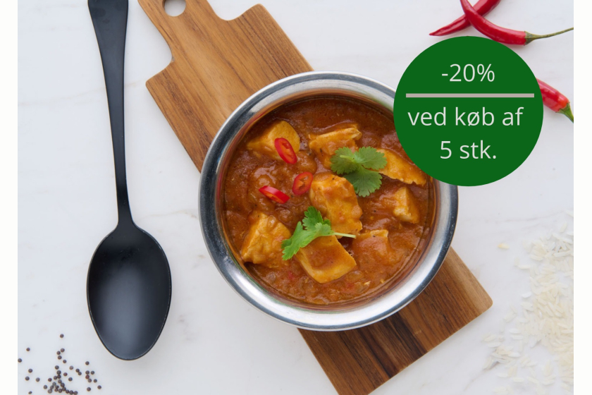 Butterchicken med Tomat, Kokosm�lk &amp; Varme Krydderier