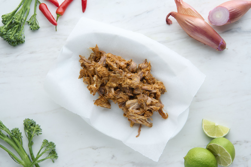 kologisk Pulled Pork af Gris fra Hestbjerg kologi, 225-275g.