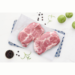 �kologiske nakkekoteletter af Poppelgris fra Hestbjerg, 400g