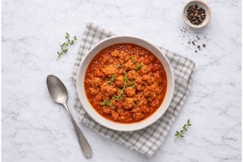 �kologisk Salsiccia af Gris fra Hestbjerg �kologi med fennikel og fl�desovs KORT HOLDBARHED