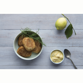 Fiskefrikadeller af Linefanget Alaska Torsk, 8x65g