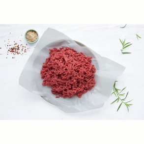 Hakket Oksekd 8-12% af kologisk Grsfodret Naturkvg, 400g
