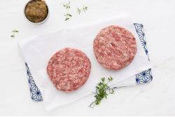 Hamburguesas de Bellota af Fritg�ende Agernfodret Spansk Sortfodsgris, 2x135g
