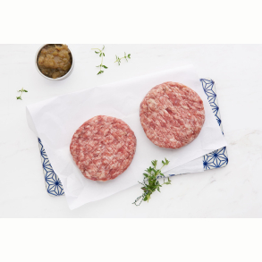 Hamburguesas de Bellota af Fritgende Agernfodret Spansk Sortfodsgris, 2x135g