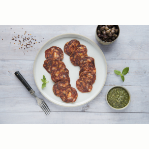 Chorizo Bellota af Fritgende Agernfodret Spansk Sortfodsgris, 100g