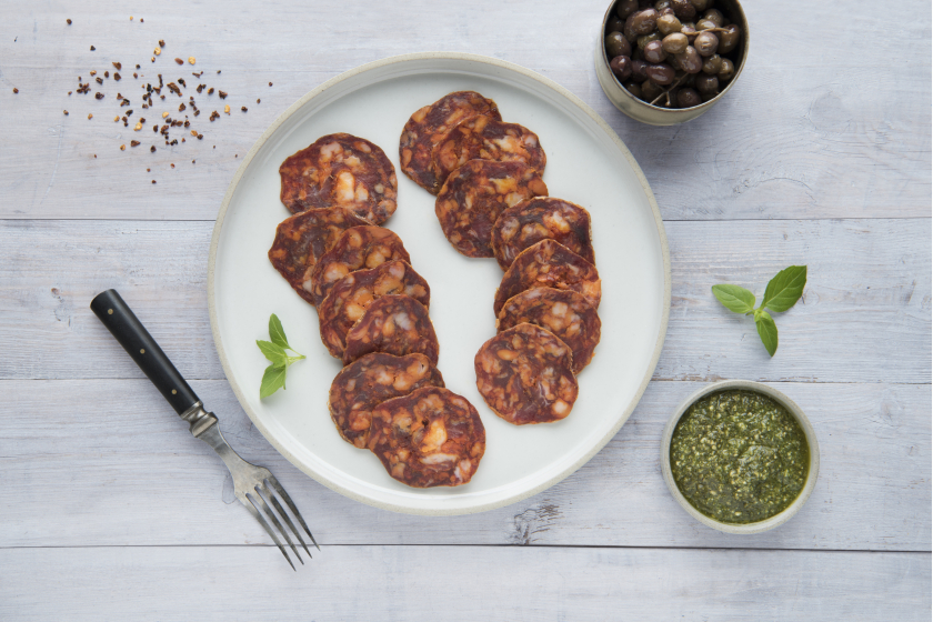 Chorizo Bellota af Fritgende Agernfodret Spansk Sortfodsgris, 100g