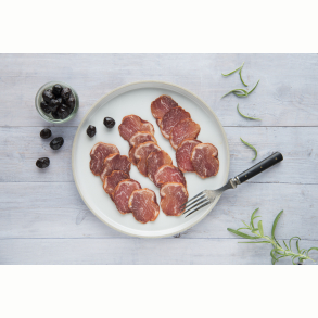 Lomo Bellota af Fritgende Agernfodret Spansk Sortfodsgris, 100g