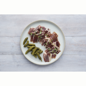 Paleta Bellota af Fritgende Agernfodret Spansk Sortfodsgris, 100g 