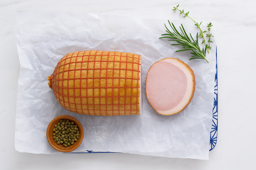 kologisk rget hamburgerryg af Poppelgris, 700g