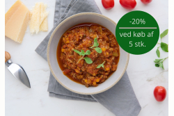 Bolognese af Gr�sfodret Okse med R�get Paprika